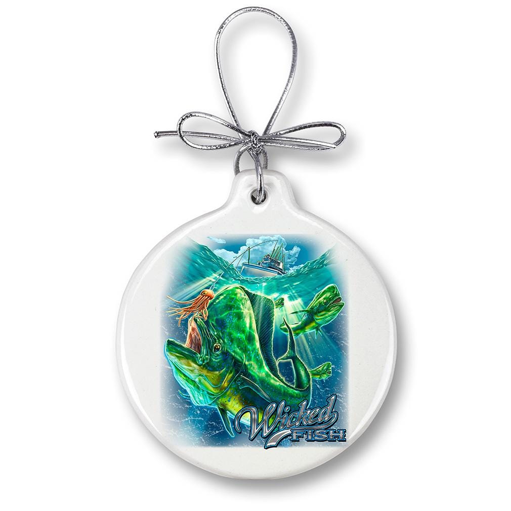 Mahi mahi Fishing Christmas Tree Ornaments