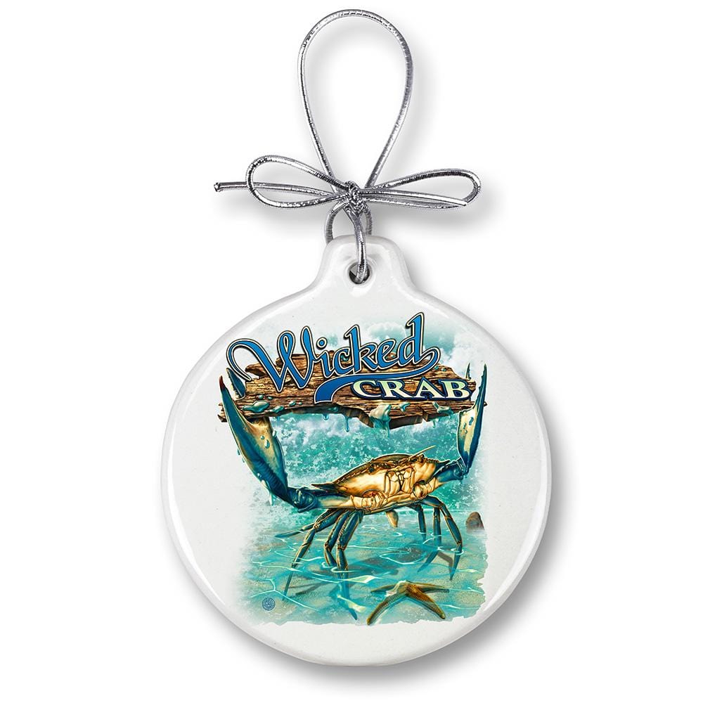 Blue Claw Crab Fishing Christmas Tree Ornaments