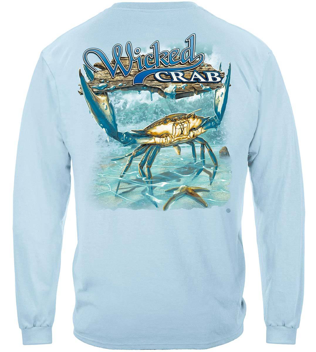 Wicked Fish Crab And Star Fish Premium Long Sleeves