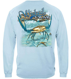 More Picture, Wicked Fish Crab And Star Fish Premium Long Sleeves