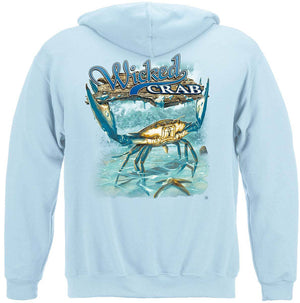 More Picture, Wicked Fish Crab And Star Fish Premium Hooded Sweat Shirt