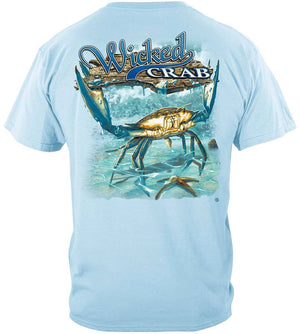 More Picture, Wicked Fish Crab And Star Fish Premium Long Sleeves
