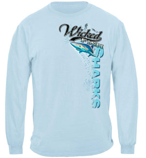 More Picture, Wicked Fish Shark Premium T-Shirt
