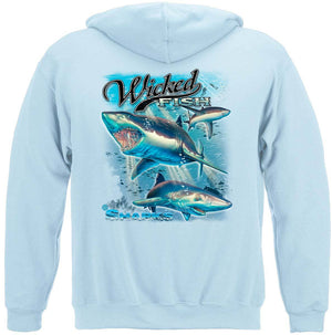 More Picture, Wicked Fish Shark Premium T-Shirt