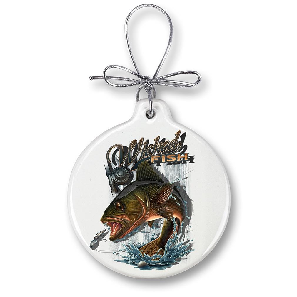 Walley Fishing Christmas Tree Ornaments