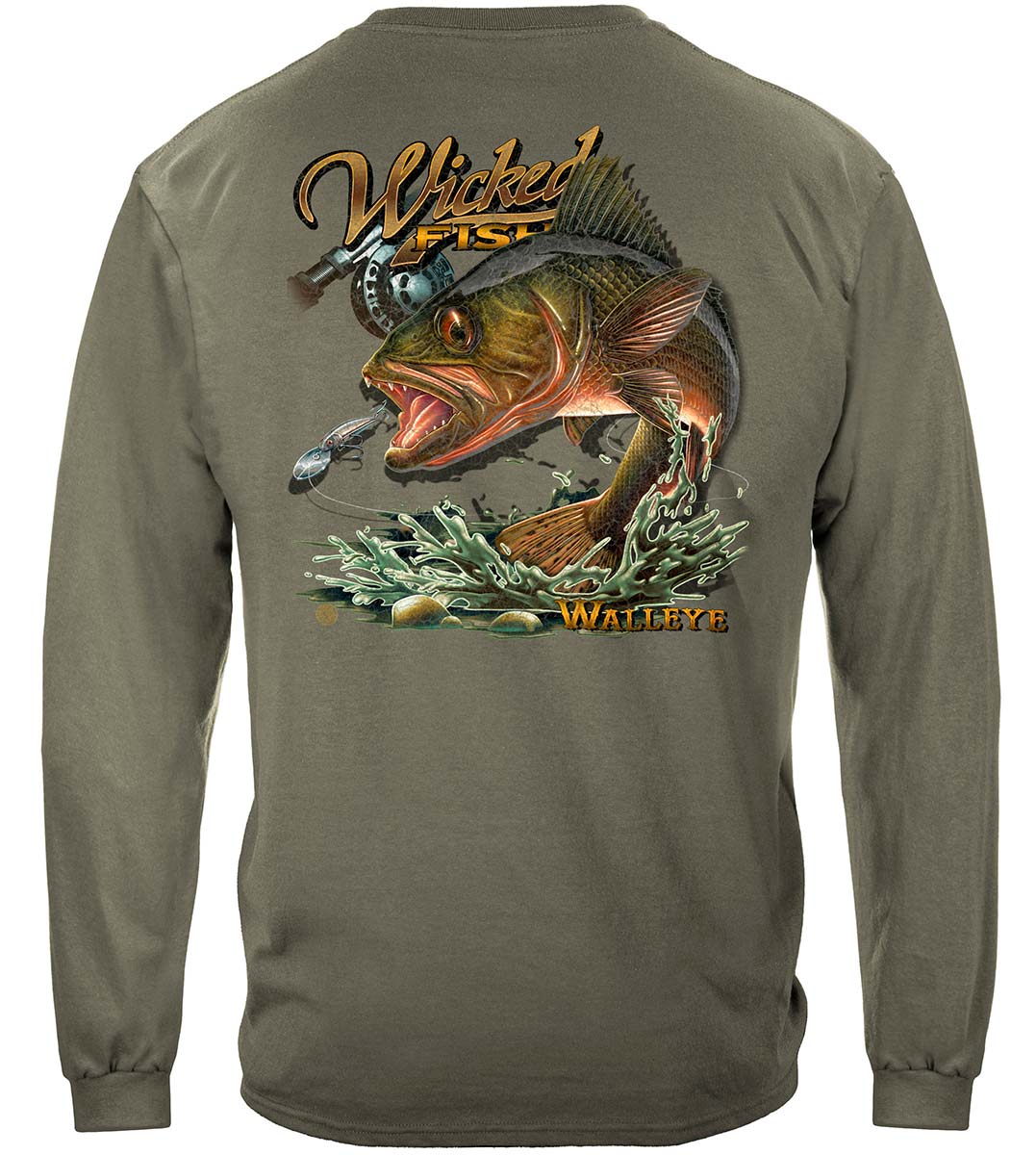 Wicked Fish Walleye Premium T-Shirt