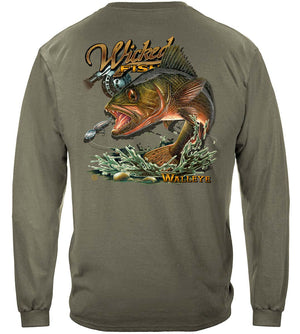 More Picture, Wicked Fish Walleye Premium T-Shirt