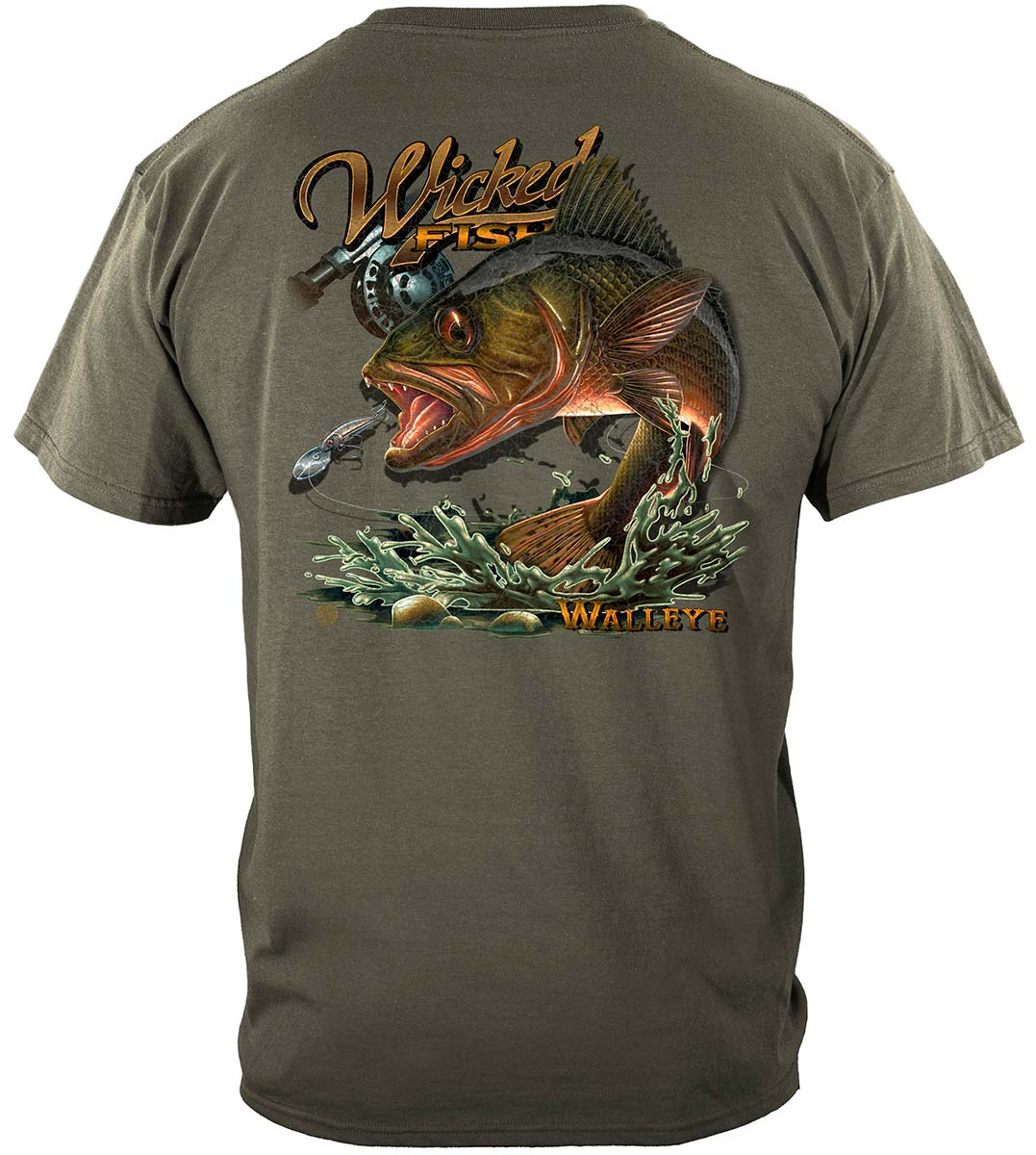 Wicked Fish Walleye Premium T-Shirt