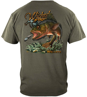 More Picture, Wicked Fish Walleye Premium T-Shirt