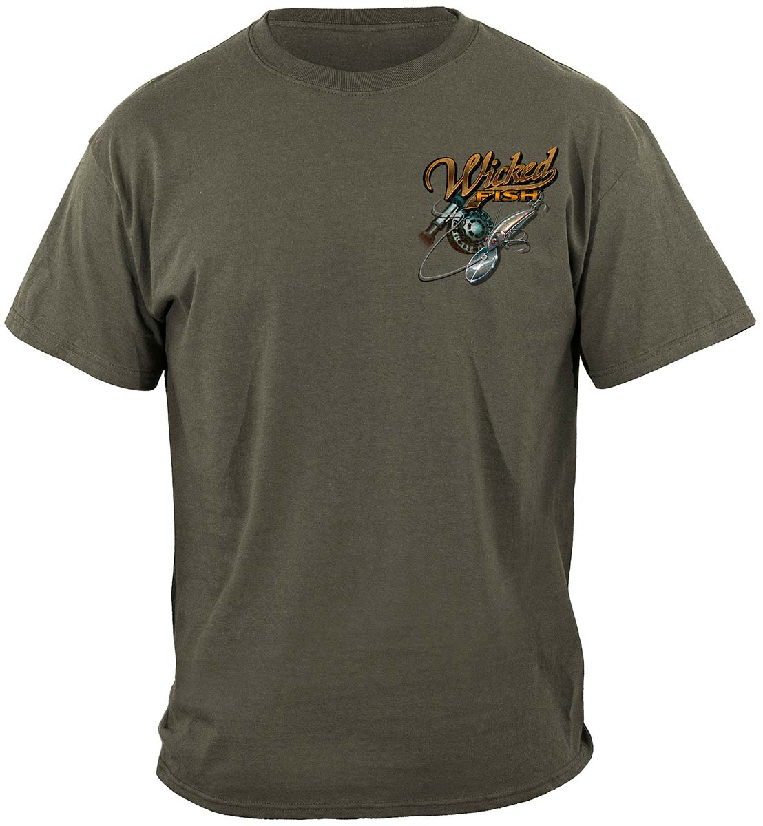 Wicked Fish Walleye Premium Hooded Sweat Shirt