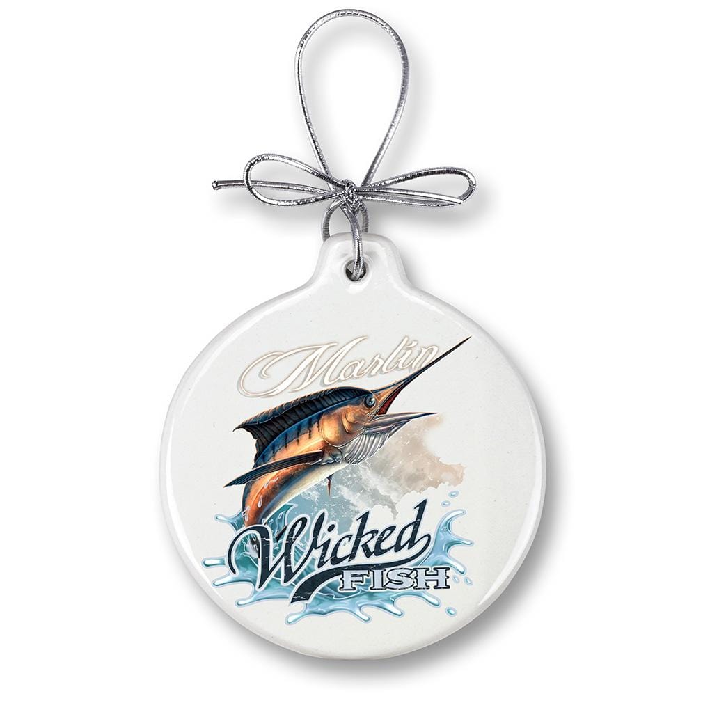 Marlin Fishing Christmas Tree Ornaments