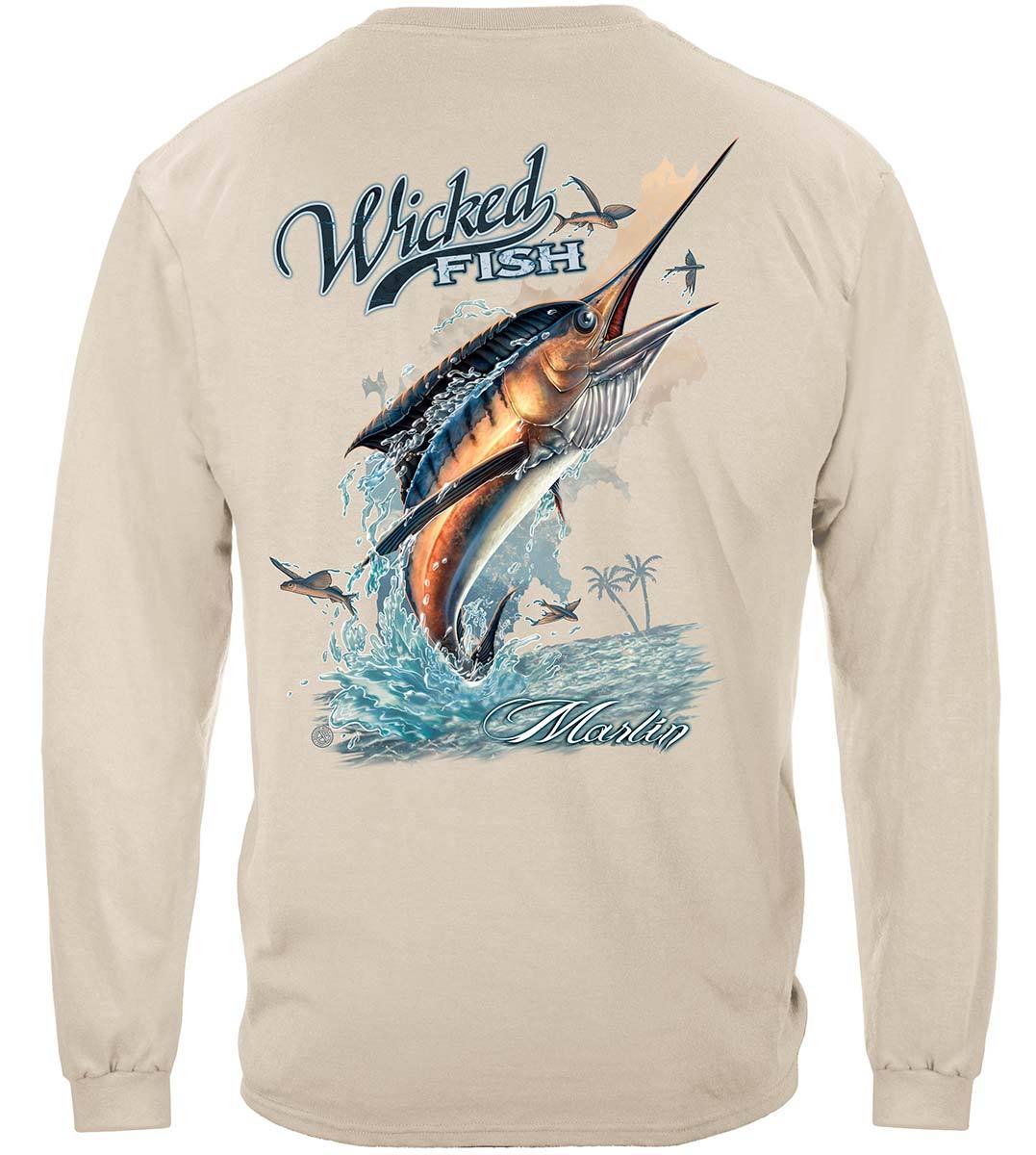 Wicked Fish Marlin Premium Long Sleeves