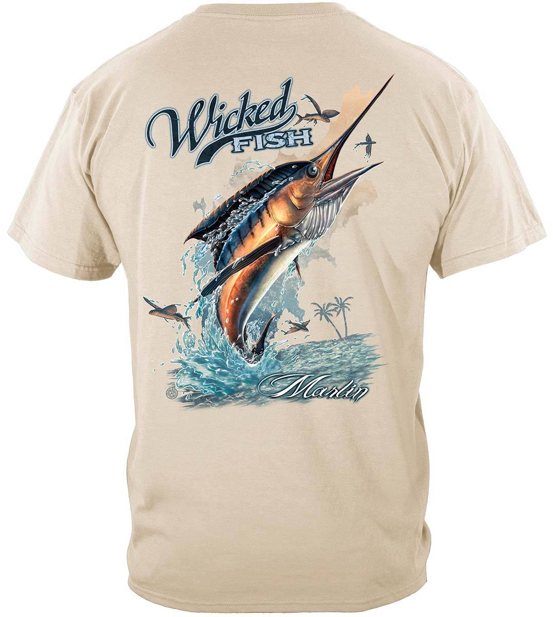 Wicked Fish Marlin Premium T-Shirt