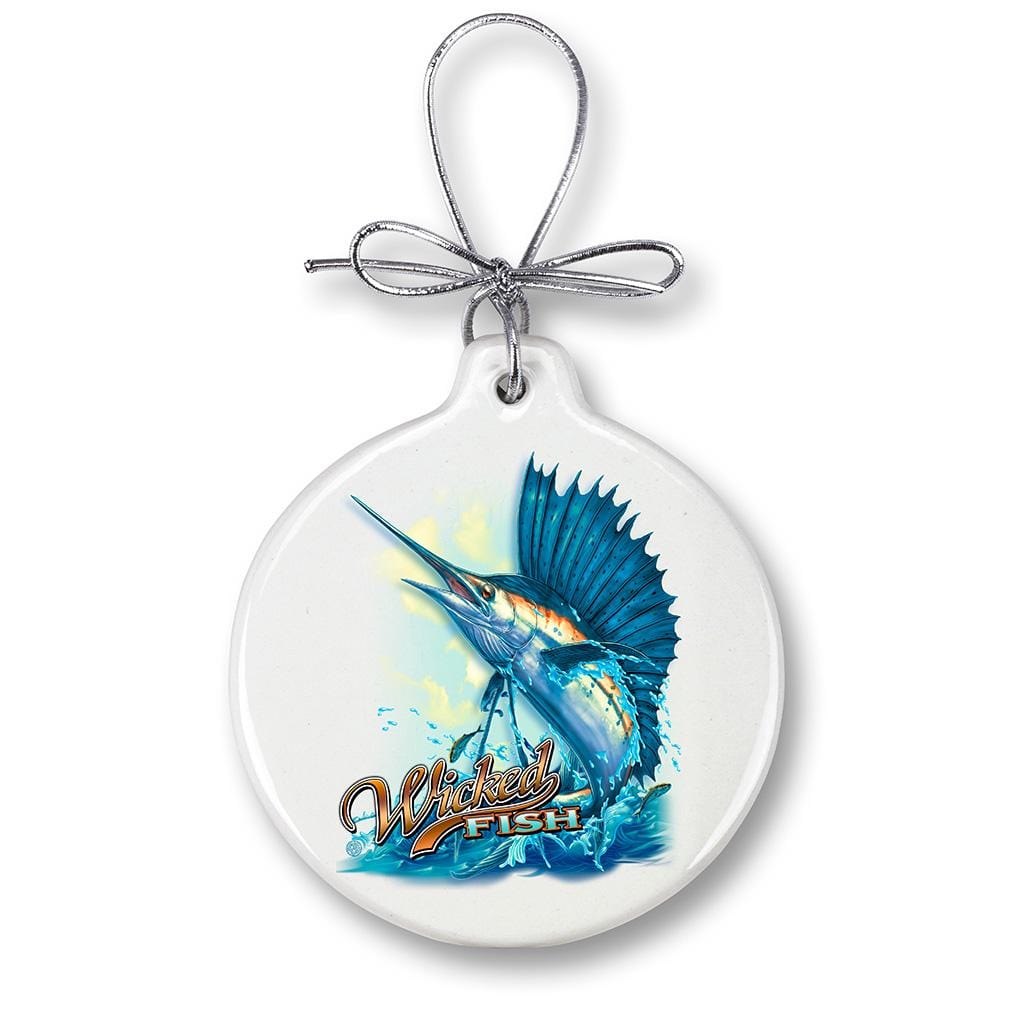 Sailfish Fishing Christmas Tree Ornaments