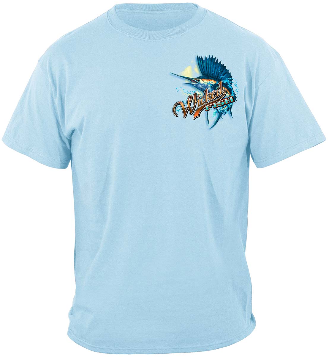Wicked Fish Sail Fish Premium Hooded Sweat Shirt