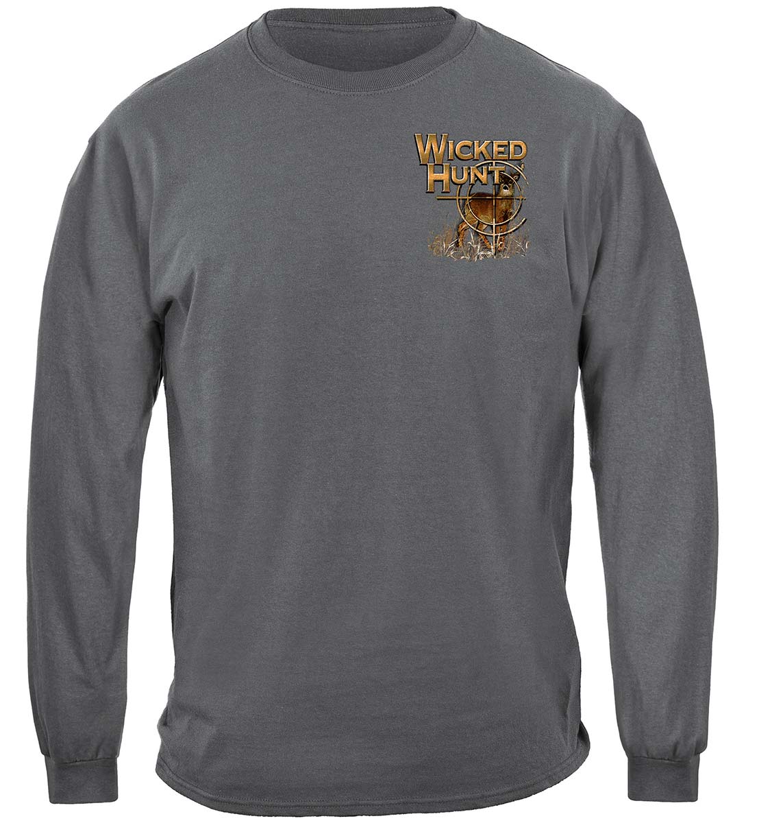 Wicked Hunt Deer Buck Stop Here Premium T-Shirt