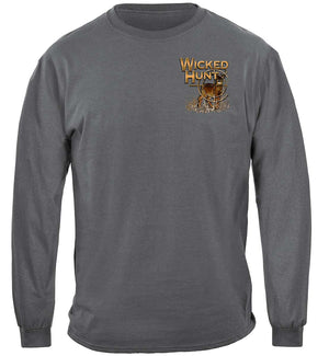 More Picture, Wicked Hunt Deer Buck Stop Here Premium T-Shirt