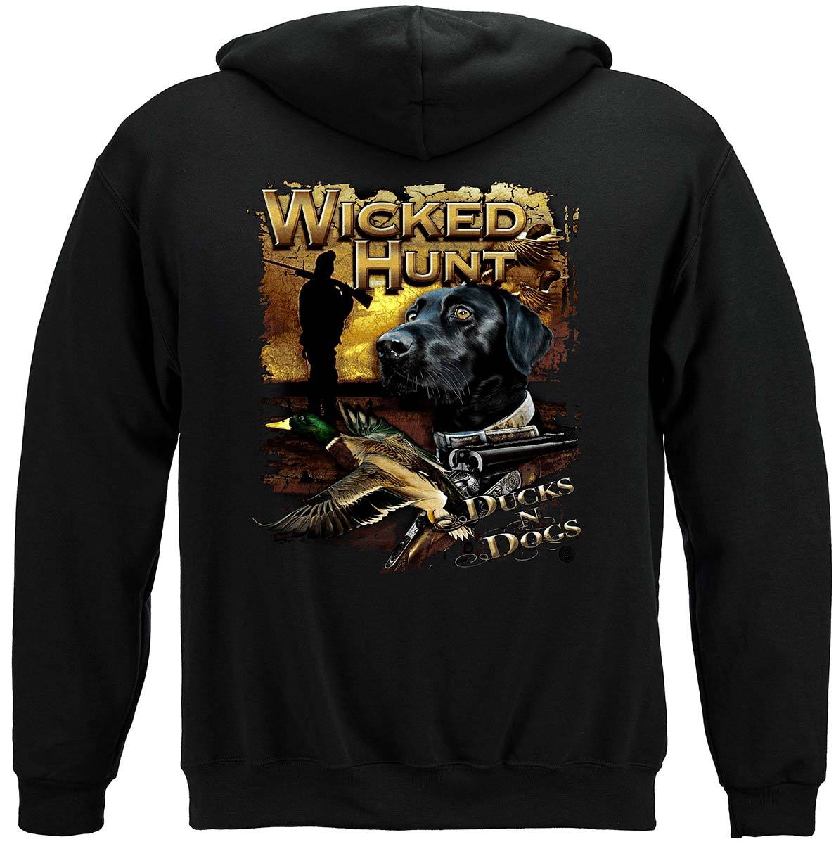 Wicked Hunt Ducks And Dogs Premium Long Sleeves