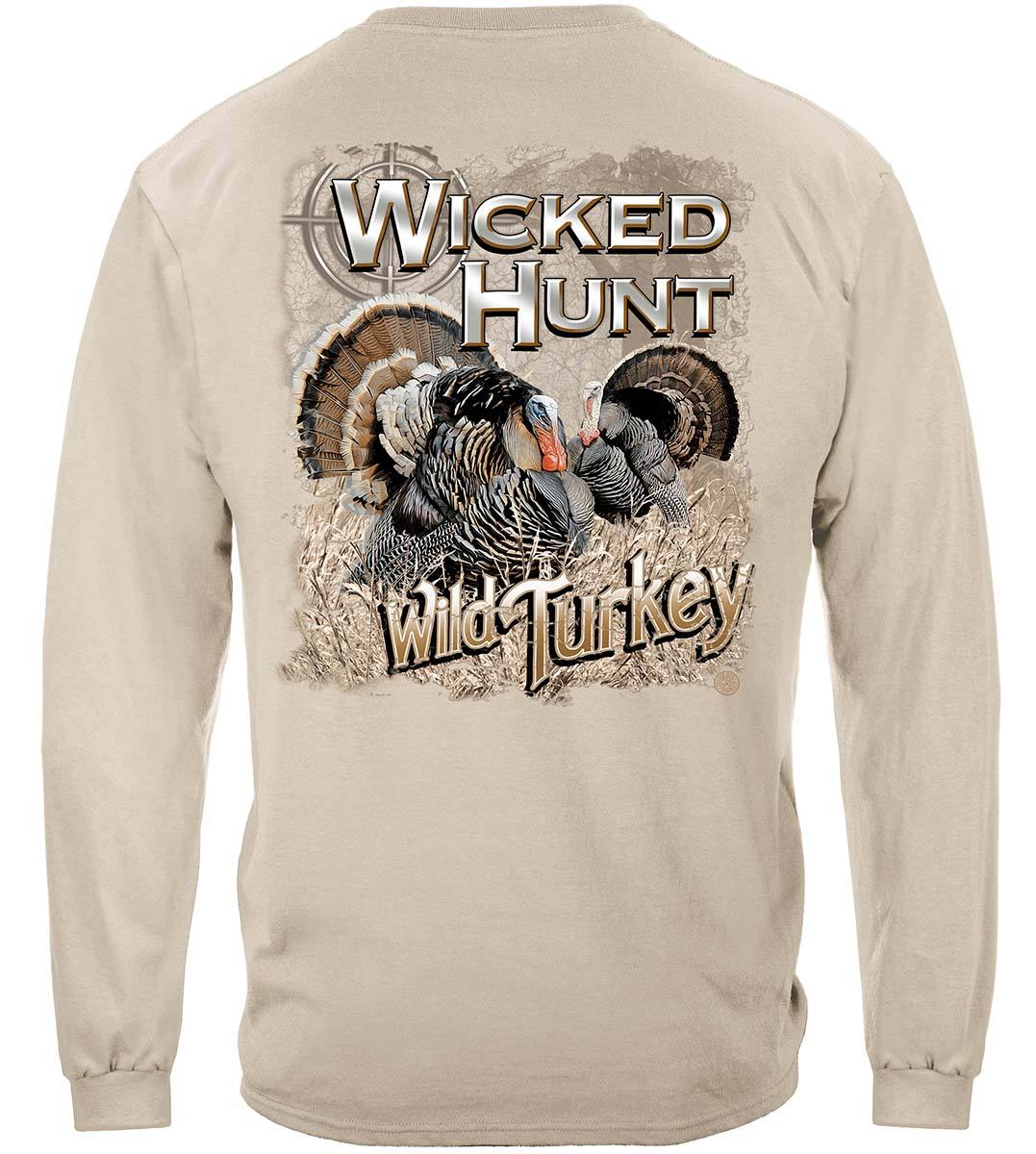 Wicked Hunt Turkey Premium Hooded Sweat Shirt