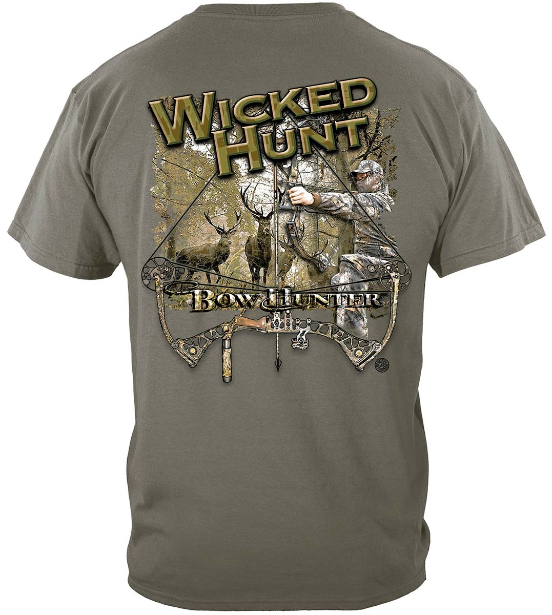 Wicked Hunt Bow Hunting Premium T-Shirt