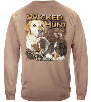 More Picture, Wicked Hunt Birds Premium Hooded Sweat Shirt