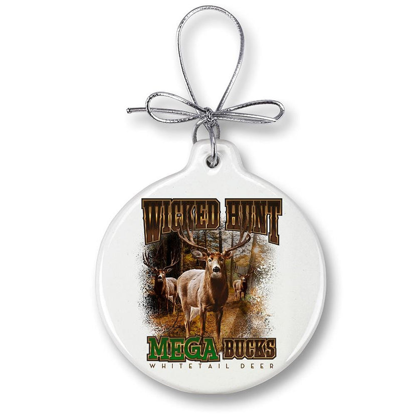 Ducks Hunting Christmas Tree Ornaments