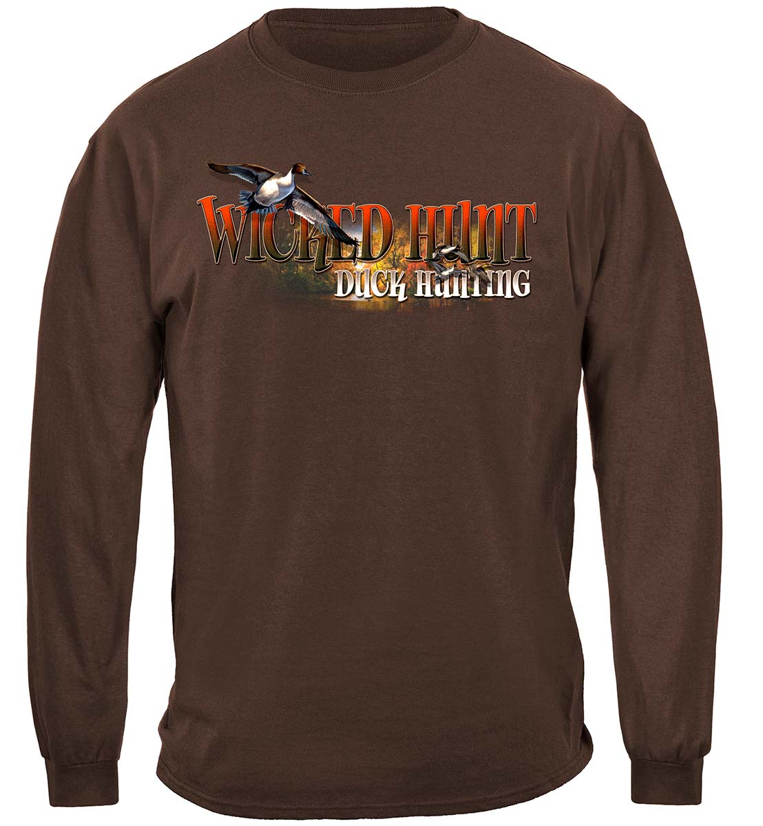 Duck Hunting In A Fowl Mood Premium Long Sleeves